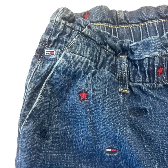 Tommy Hilfiger Blue Straight Leg Jeans with Embroidered size 18 - Picture 3 of 14